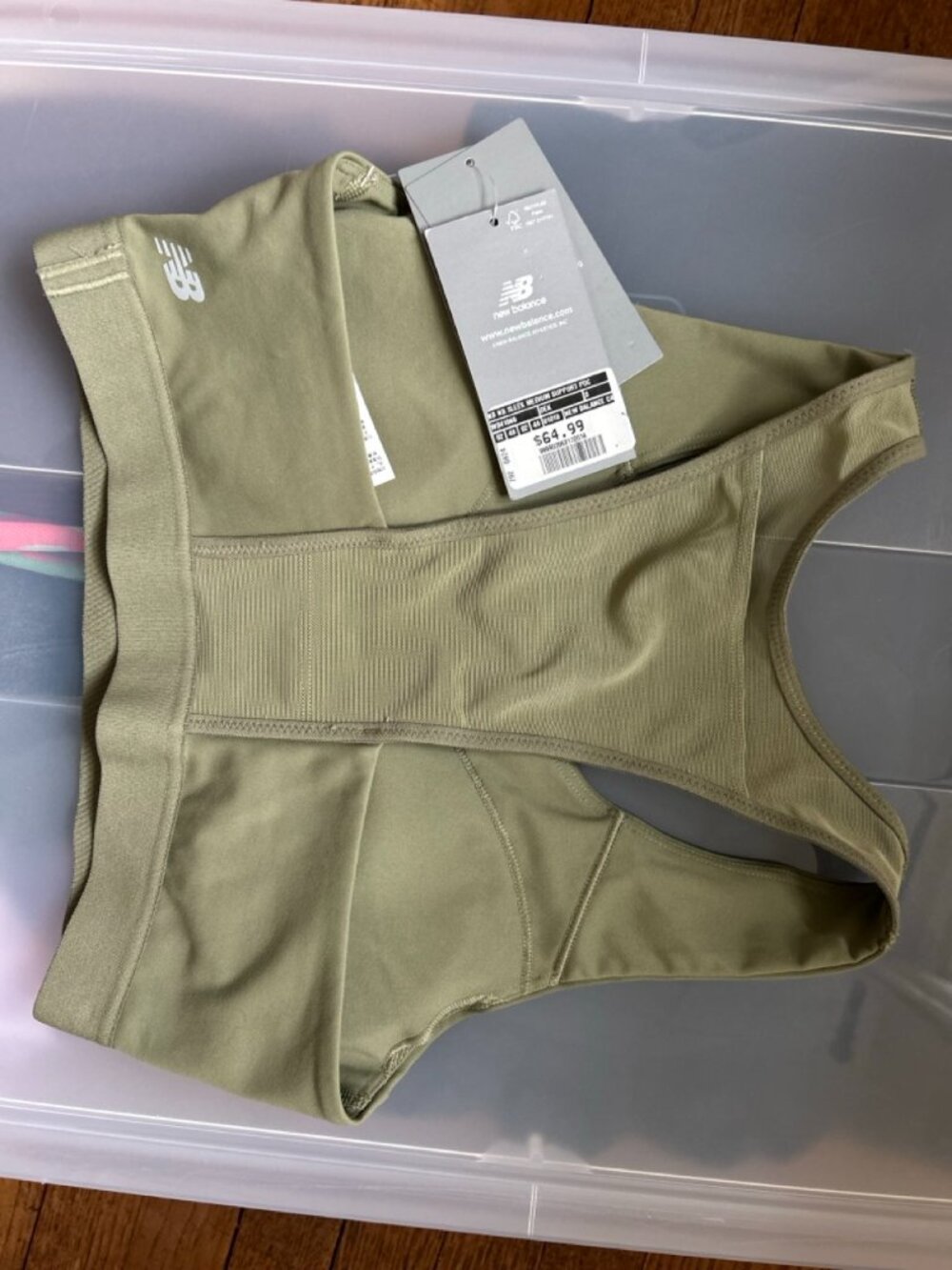 New Balance Sports Bra Racerback - Picture 2 of 2